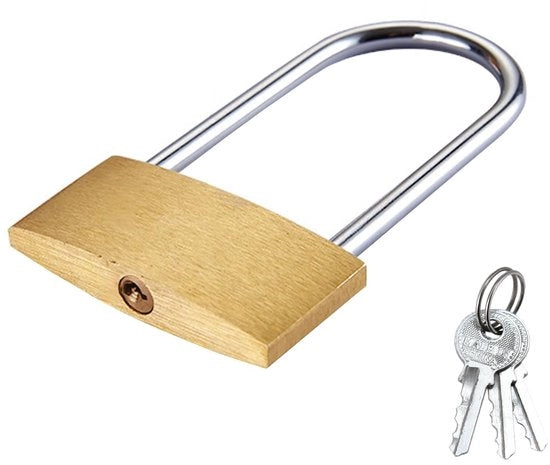Cassettiera di Sicurezza Alta - Materiale in Ottone - Cassetta di Sicurezza con Numeri - Cassetta di Sicurezza con Chiave - Cassetta di Sicurezza Universale - Dimensioni 60mm - Cassetta di Sicurezza