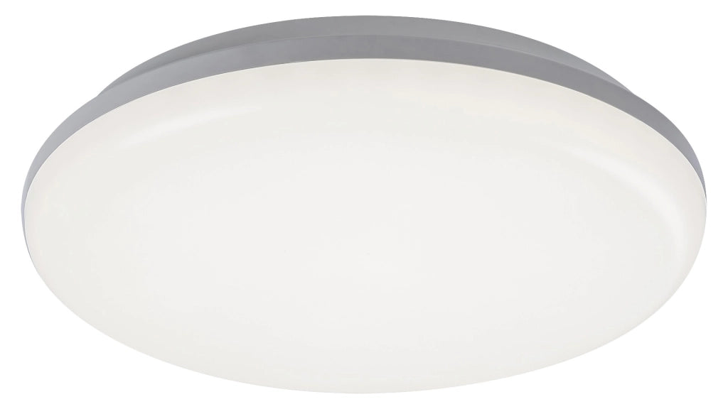 Plafoniera LED IP64 Rabalux Eric 24W 28cm bianca rotonda