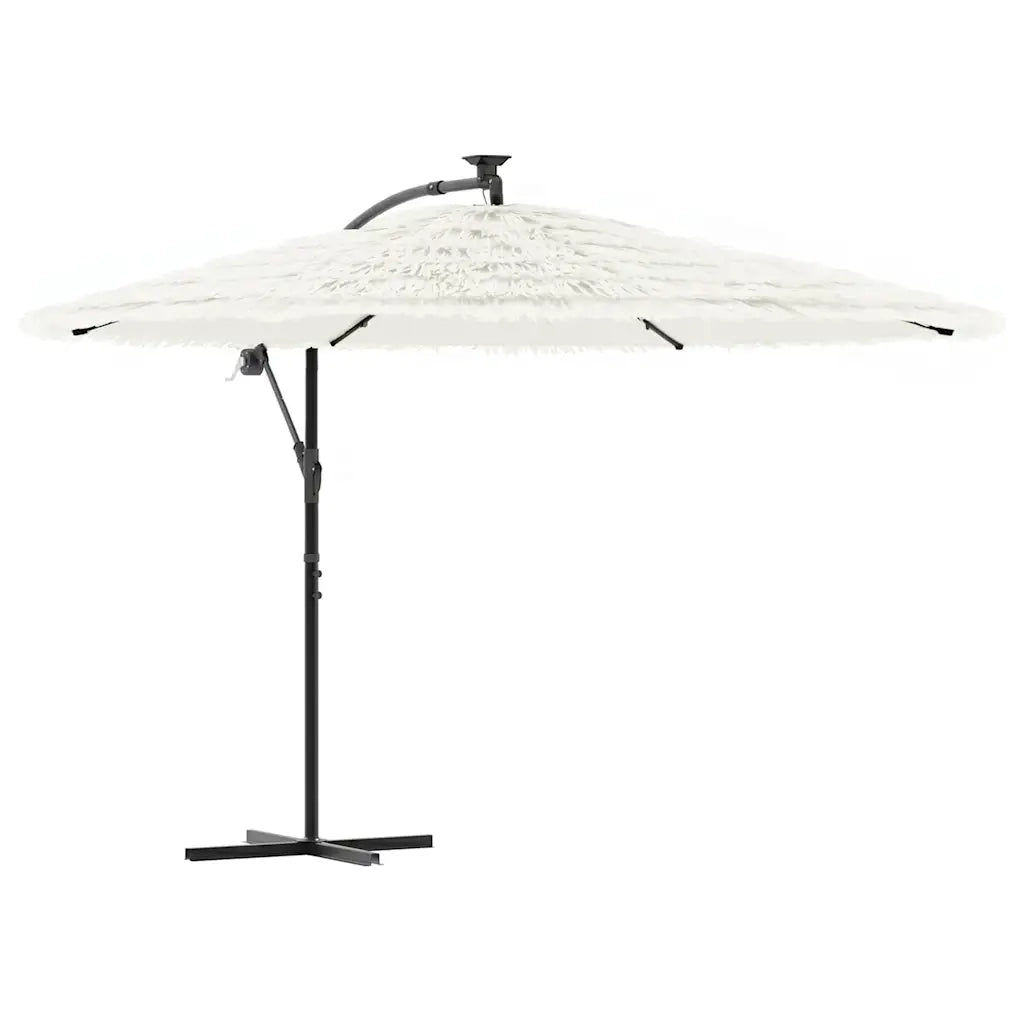 Ombrello | Parasolne Giardino con Palo in Acciaio Bianco 290x290x238 cm
