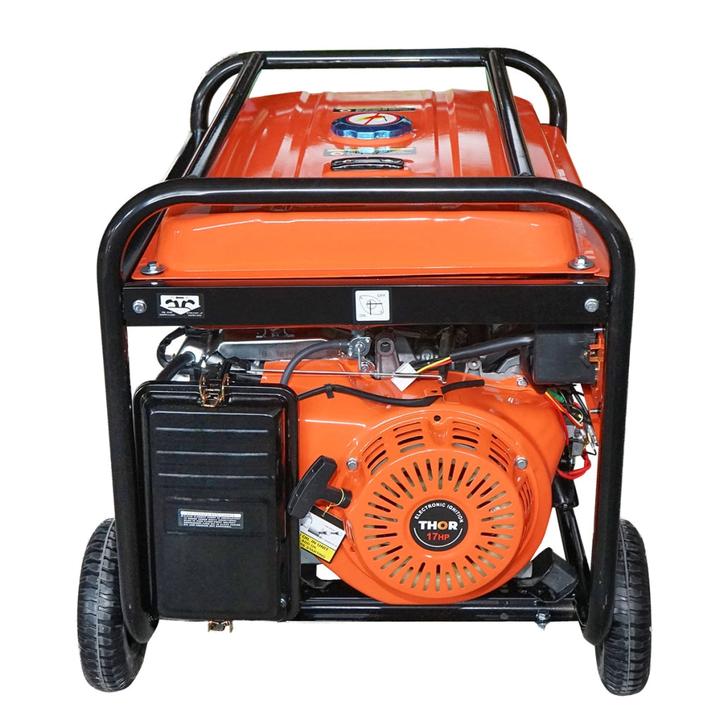 Generatore elettrico a benzina 220-380V 7,2KW 50Hz con avviamento elettrico/manuale THOR