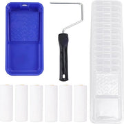 Set di 20 contenitori per vernice con mini rulli e rivestimenti buttati via - Ideale per rinnovamento di casa e rifacimento di armadi - Manico ergonomico - 10,2cm