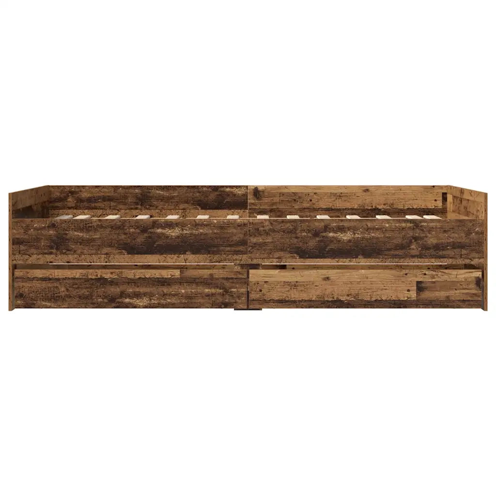 Struttura del letto Legno vecchio 100 x 200 cm Pino massello 3403201