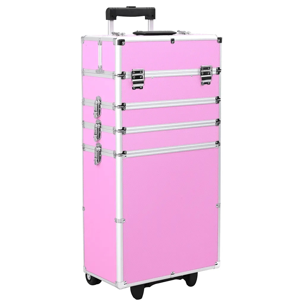 Valigia Trolley per Cosmetici Alluminio Rosacod mxl 129327