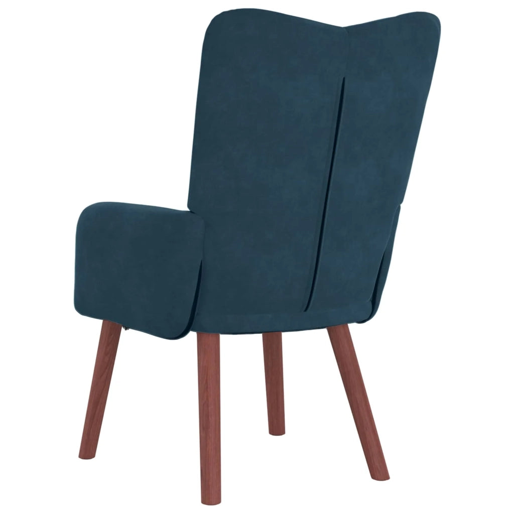 Poltrona-Divano Sedia Blu 63 x 67 x 94 cm Velluto 973299