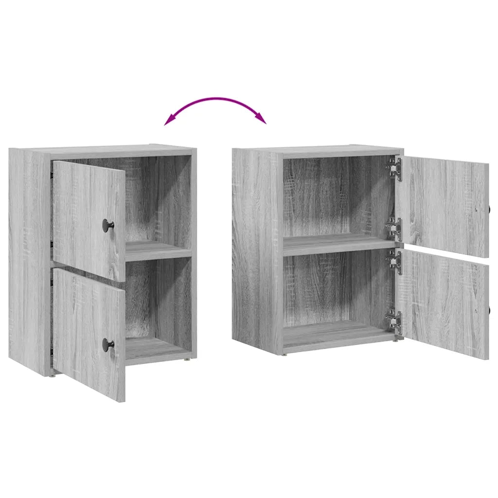 Libreria Grigio Sonoma 40x24x52 cm in Legno Multistrato 860360