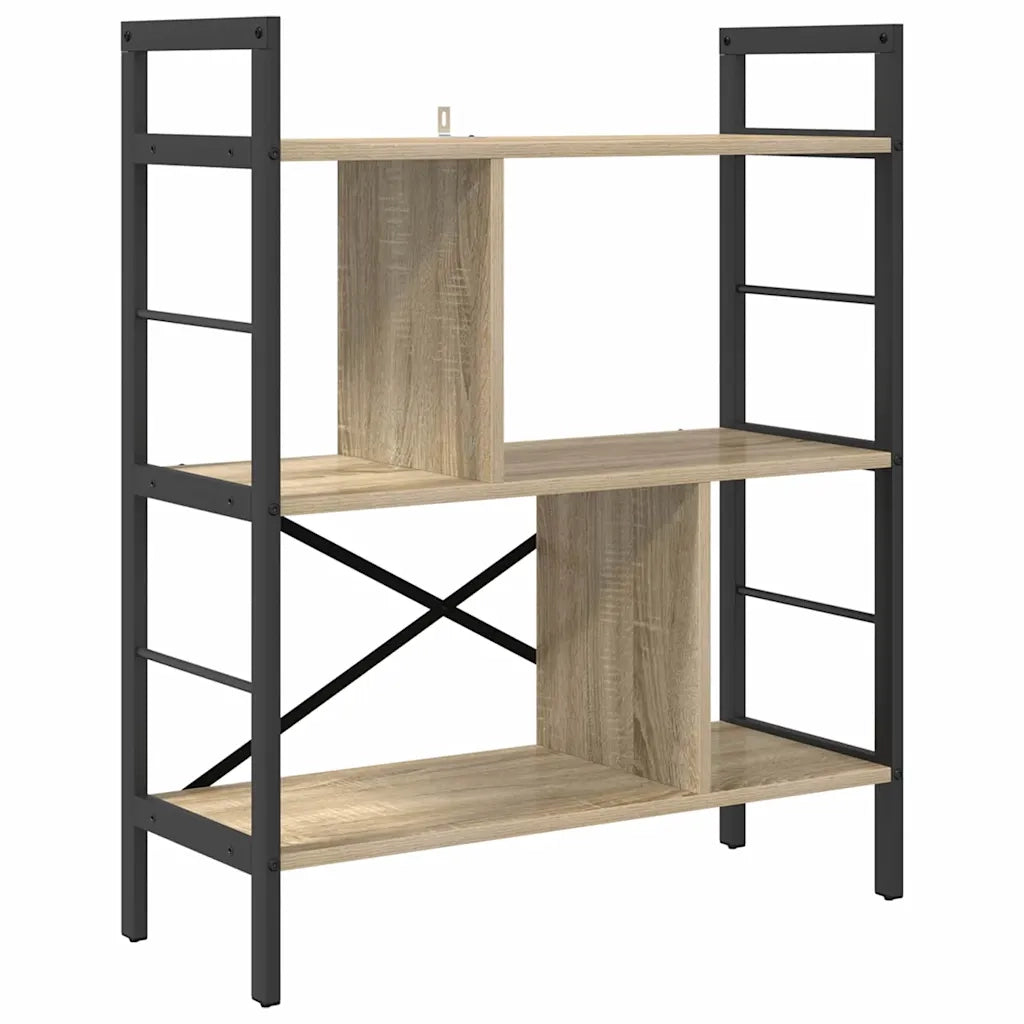 Libreria Rovere Sonoma 75 x 30 x 91 cm Legno multistrato 883971