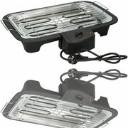 Trade Shop - Barbecue Elettrico Tavolo Griglia Elettrica 2000w Bistecchiera Grill Bbq -