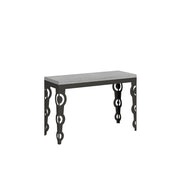 Tavolo Salvaspazio Allungabile 120/200x45/90x80/78 cm Karamay Double Cemento