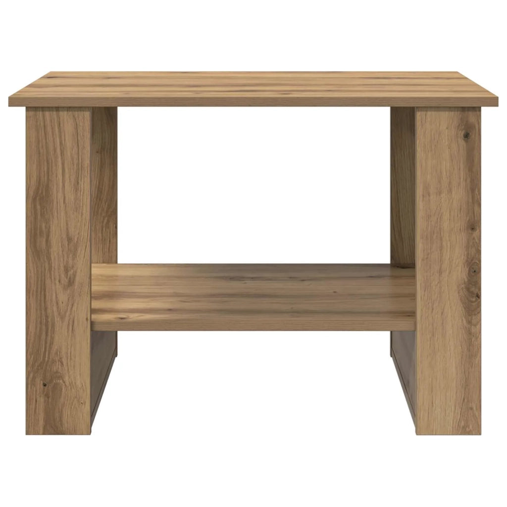 Tavolino da salotto Rovere artigianale 72 x 50 x 50 cm 8000195