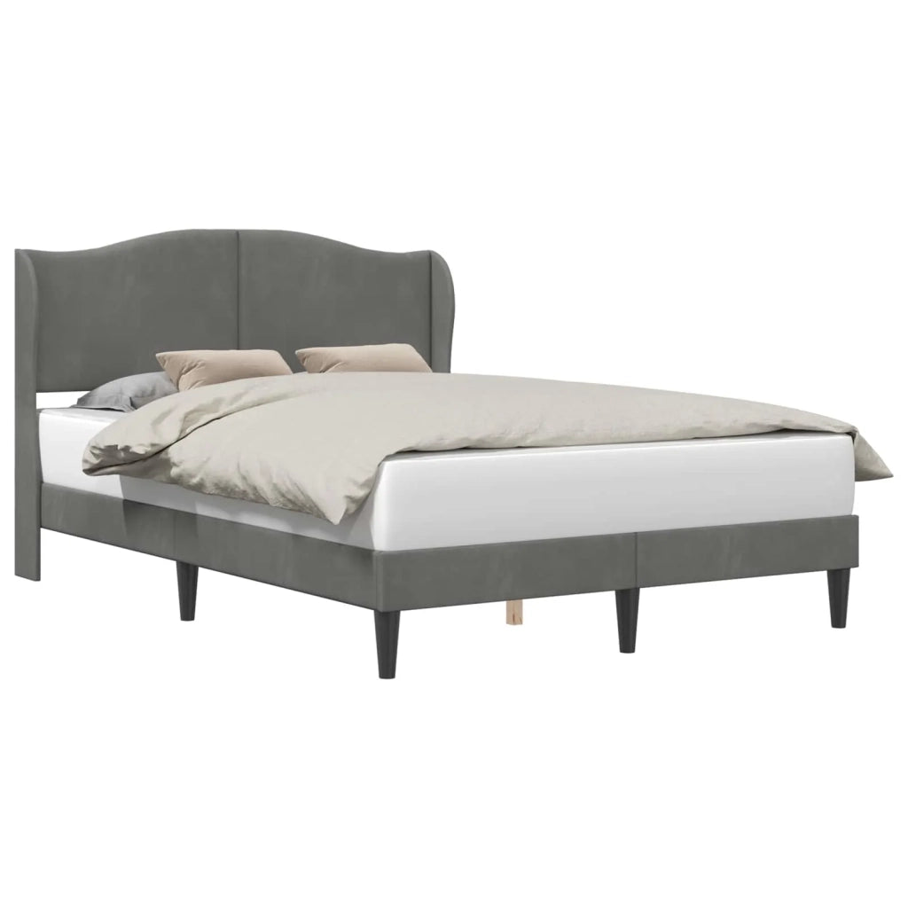 Struttura del letto Grigio Scuro 120 x 200 cm Velluto 42027912