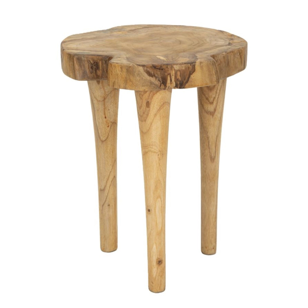 Sgabello Basso Natura 12, Marrone, Legno, 35x35x45 cm