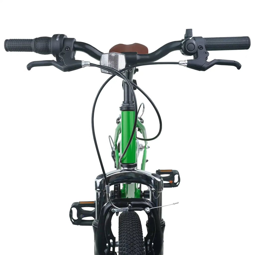 Bicicletta per Bambini 24 Pollici 6-Speed per 8-12 anni Verde