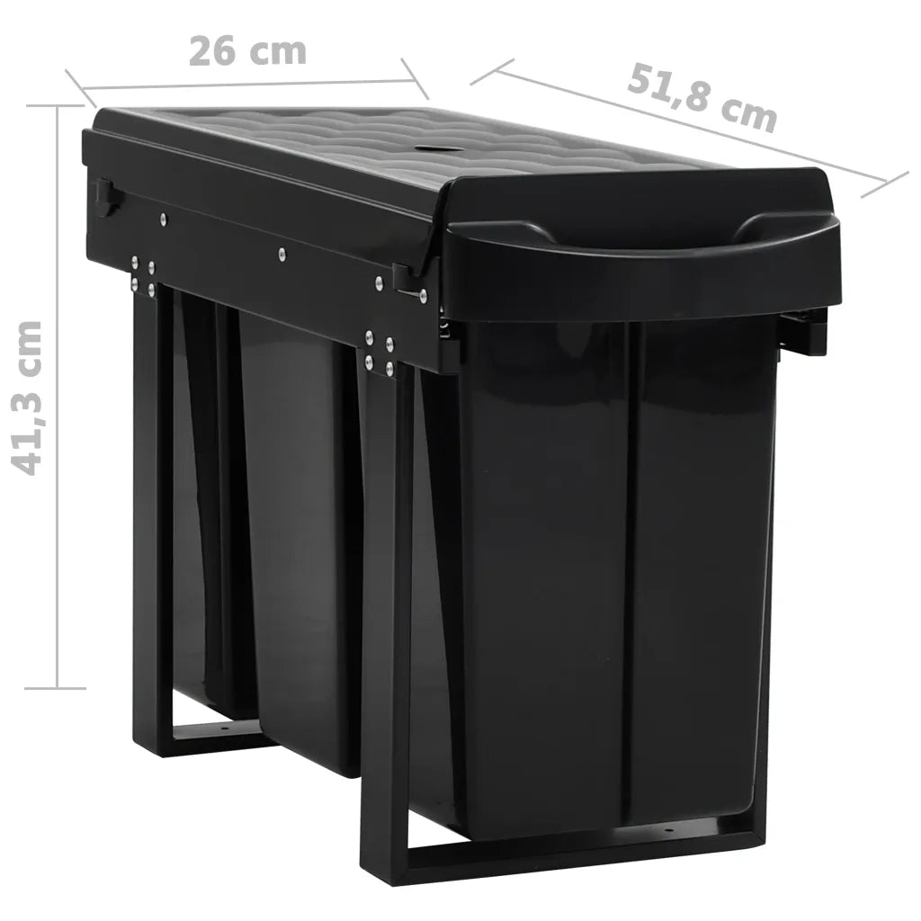 Pattumiera Estraibile per Mobile Cucina Eco 36 L Soft-Close cod mxl 47270
