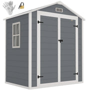 Capanno da Giardino ¨C Zephmum ¨C Grigio 180x130x210 cm