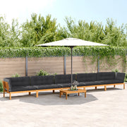 Set Divano Pallet da Giardino 6 pz con Cuscini Massello Acacia 3209529