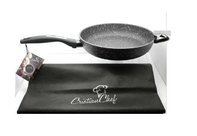 Padella Alta Antiaderente anche Induzione Superior Cristian Chef 32 cm