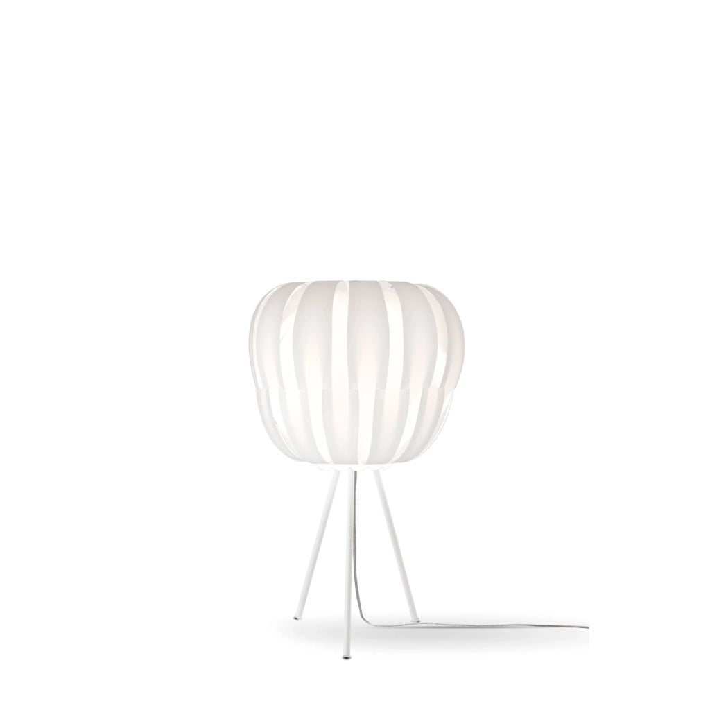 Lampada Da Scrivania 3 Piedi Moderna Queen Polilux ® Bianco E Metallo 1 Luce E27