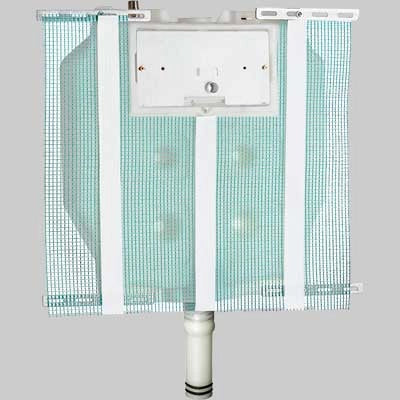 CASSETTA INCASSO SARA PNEUMATICA WC COMPL. DI PLACCA E TUBO  9 LT - 1 pezzi - PUCCI