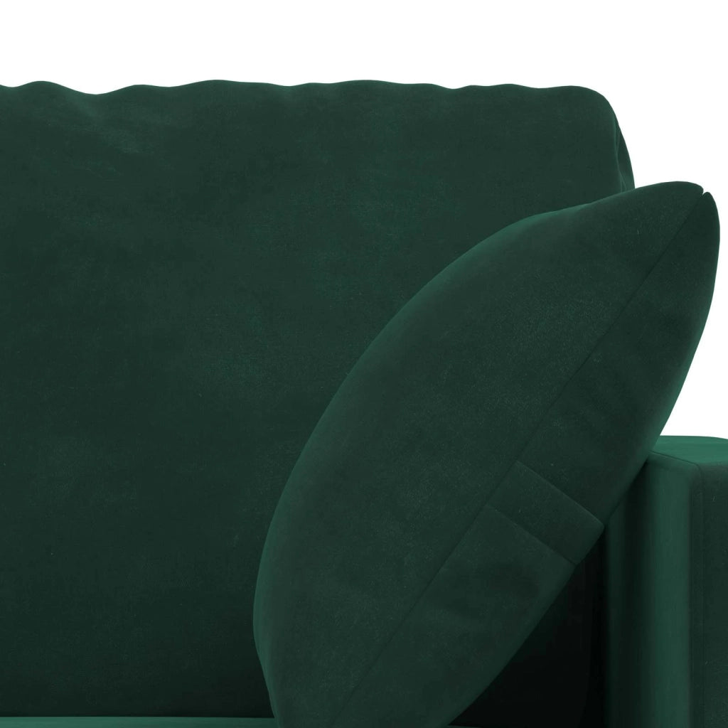Set di divani 2 pcs Verde Scuro 228 x 78 x 80 cm Velluto 3407627