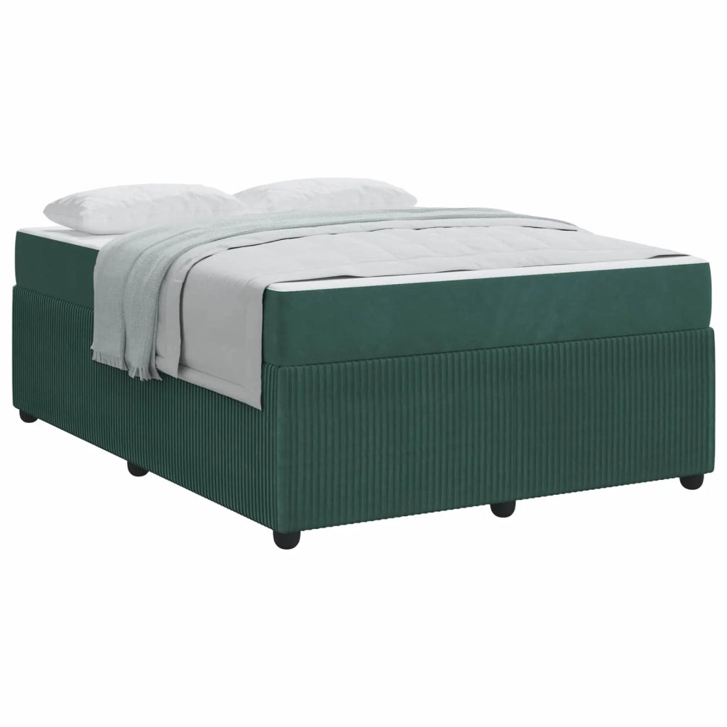 Struttura del letto Verde Scuro 140 x 200 cm Tessuto 3398402