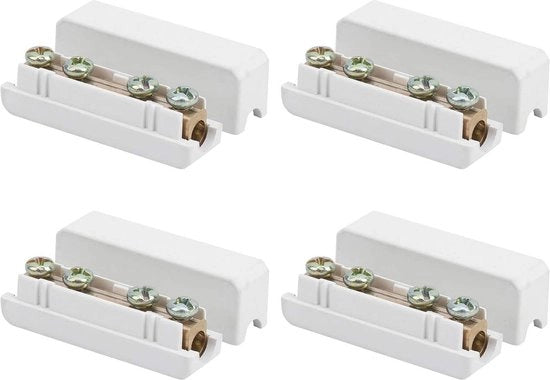 Connettore elettrico a schermo in blocco, connettore inline, terminale, set di accessori, connessione rapida, per conduttori da 25 mm² a 16 mm².