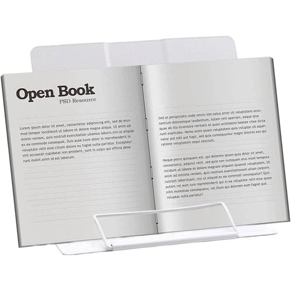 Trade Shop - Poggia Libri Pieghevole Espositore In Metallo Porta Documenti Regolabile Lettura -