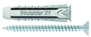 Friulsider TASSELLO UNIVERSALE X1 EVO CON VITE  100 PZ. mm. 6x30