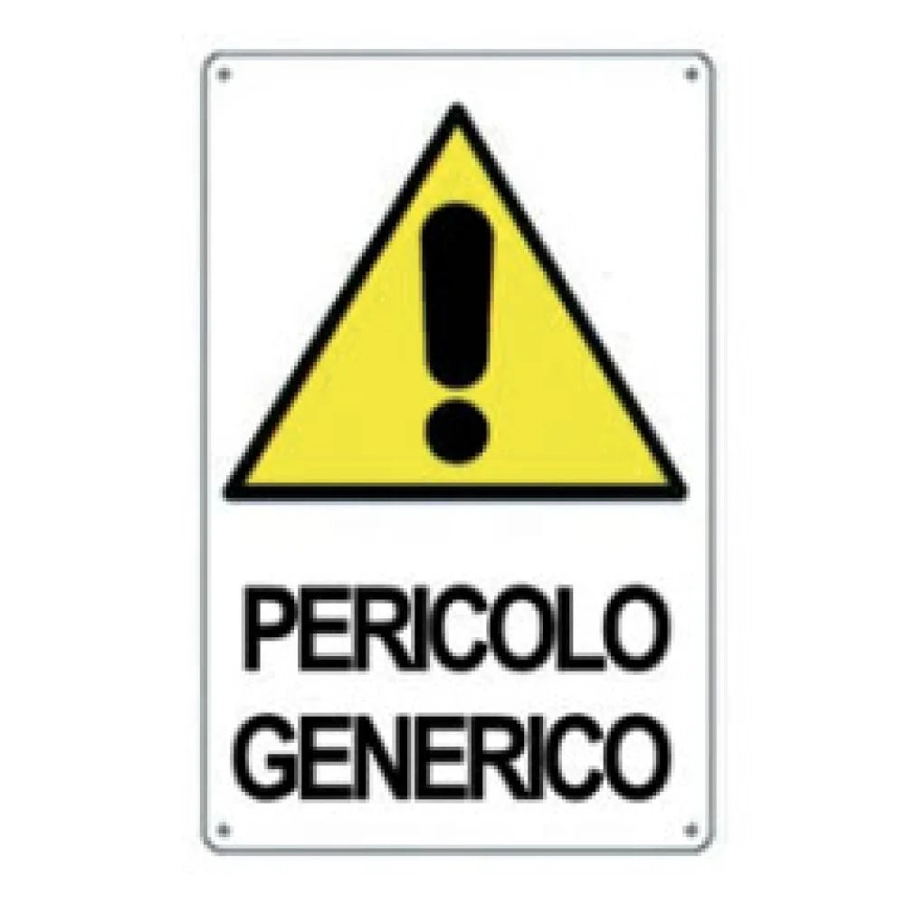 Cartello attenzione pericolo gen erico 50x70 b08lqz33vs