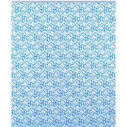 TENDA DOCCIA IN VINILE AZZURRO CM 240X200