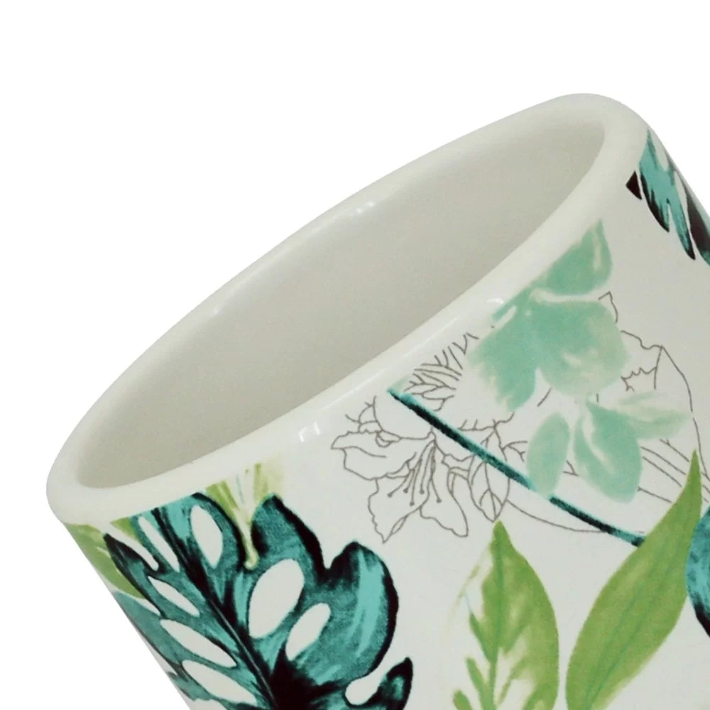 Bicchiere porta spazzolini in ceramica - Serie Wild