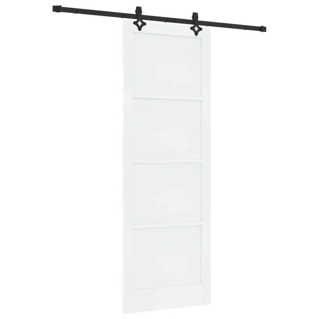Porta scorrevole Bianco e Nero 83 x 232 cm