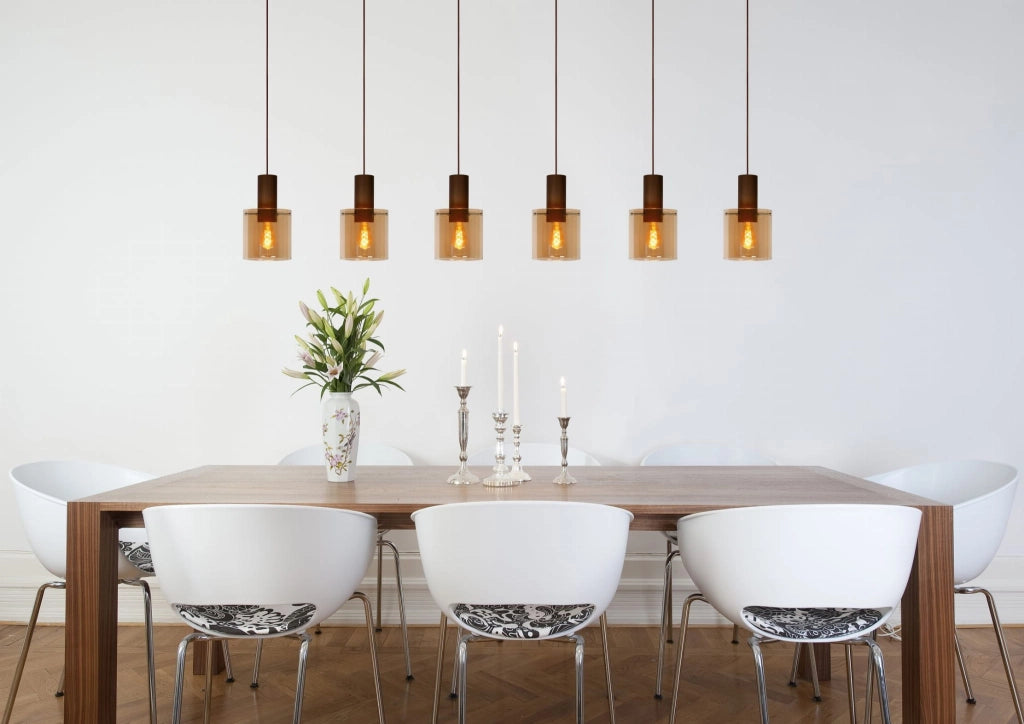 Lucide Toledo lampadario 3 luci E27 dimmerabile bronzo