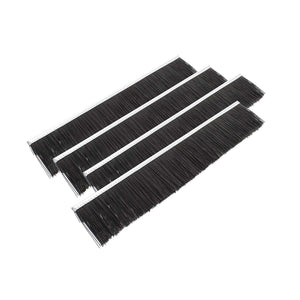 Spazzole di ricambio 50 cm per spazzatrice da prato da 95 cm 4 pezzi Trattorino tosaerba