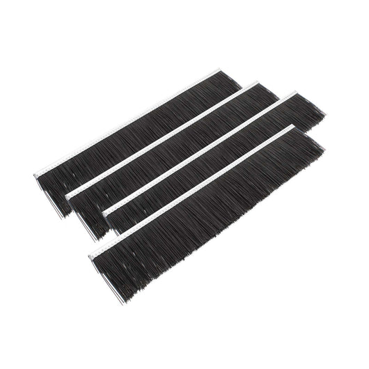 Spazzole di ricambio 50 cm per spazzatrice da prato da 95 cm 4 pezzi Trattorino tosaerba