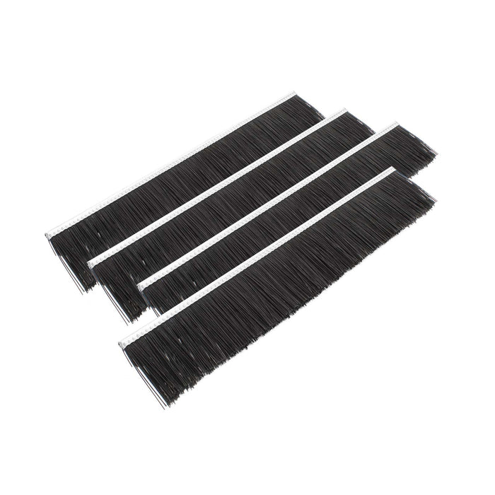 Spazzole di ricambio 50 cm per spazzatrice da prato da 95 cm 4 pezzi Trattorino tosaerba