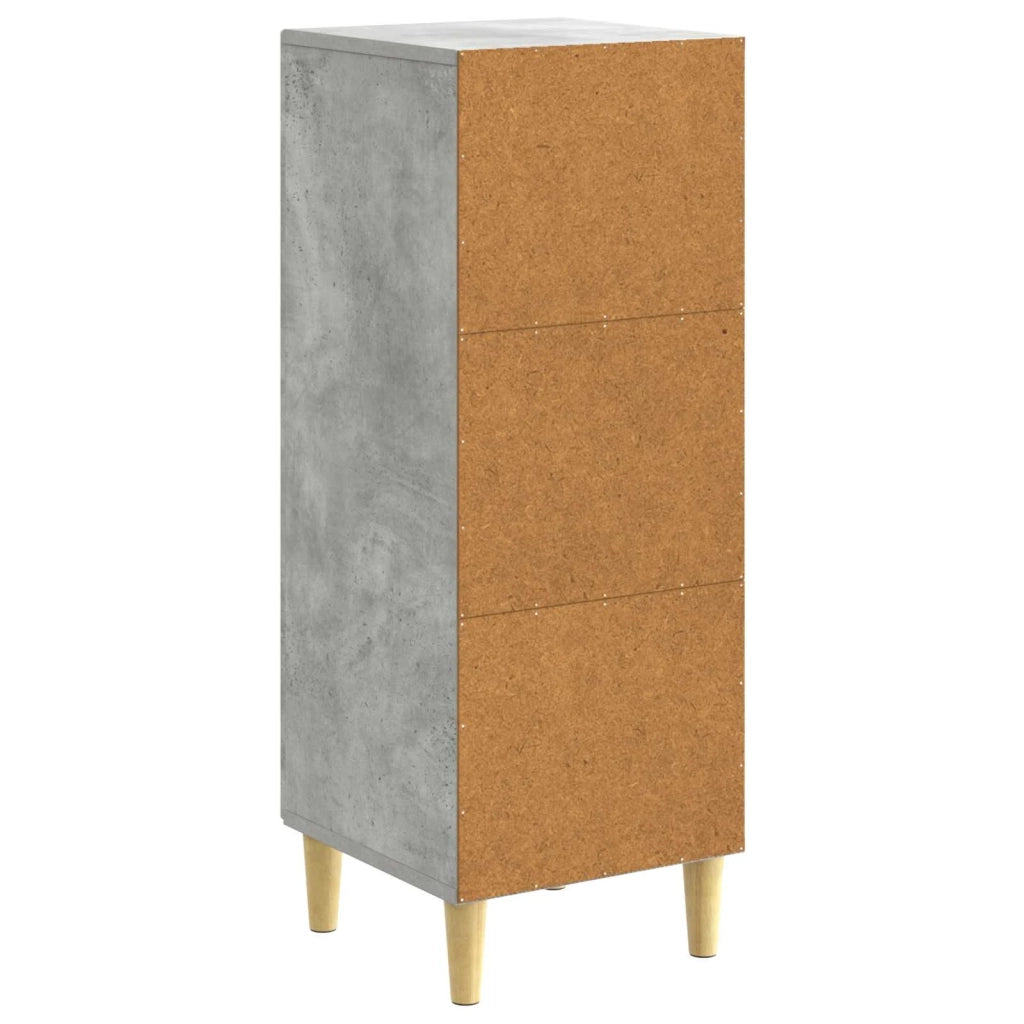 Credenza Grigio Cemento 33 x 34,5 x 90 cm Legno ingegnerizzato 894598