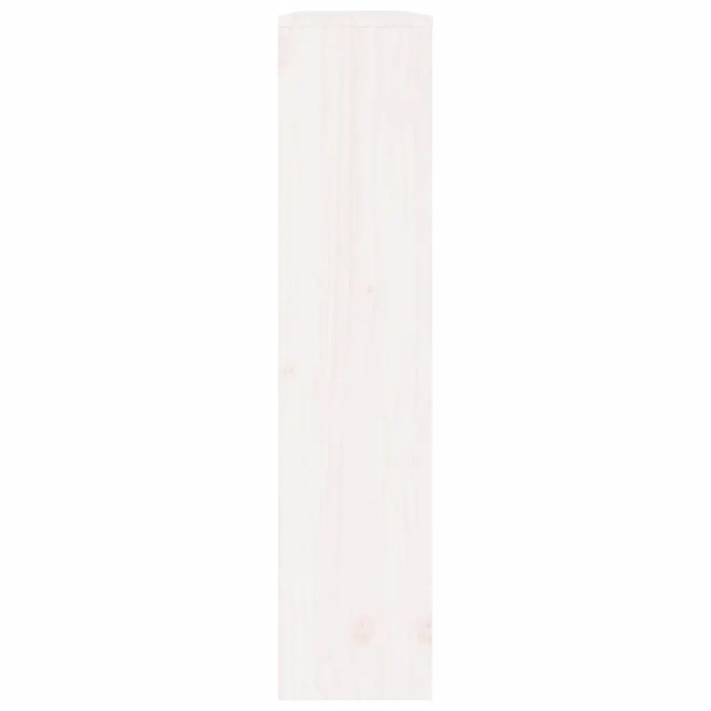 Copertura Termosifone Bianca 108,5x19x84 cm Legno Massello Pino cod mxl 71546