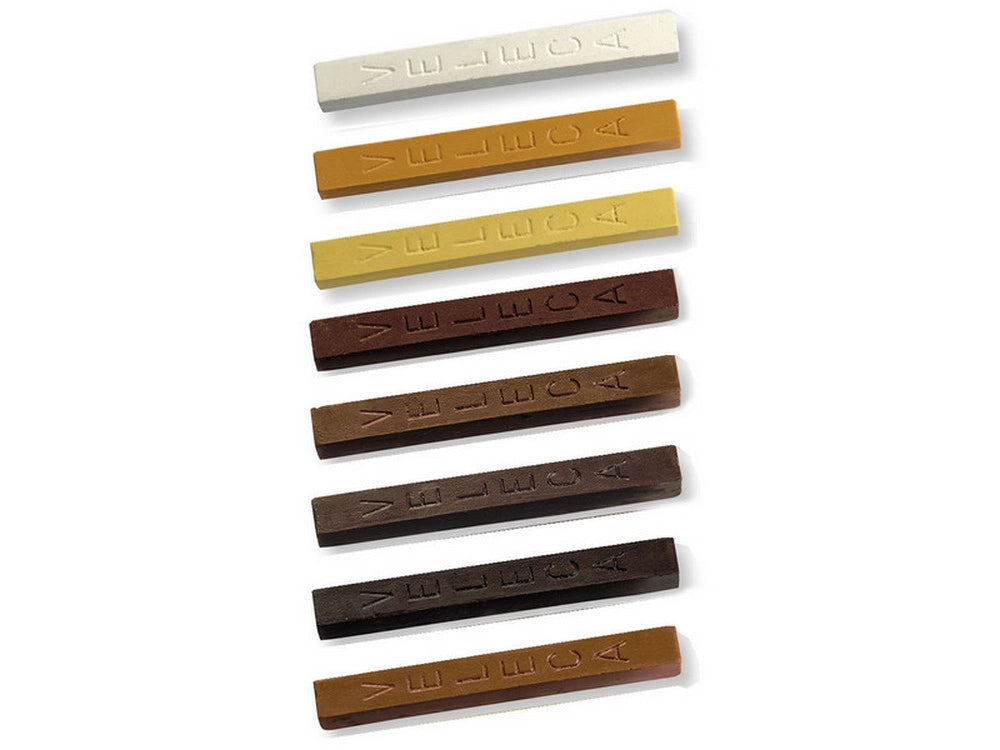 12pz bastoncino cera per legno  teak cod:ferx.vit40626