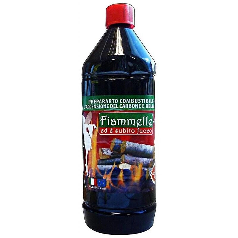 MAURY'S FIAMMA OLIO ACCENDIFUOCO LIQUIDO PER CAMINO BARBECUE CARBONELLA 1LT