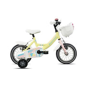 Bicicletta legnano 26l9900dg bimba con rotelle yellow pink matt