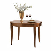 Tavolo ovale allungabile classico legno bassano 115x95x78 - Mobili 2G