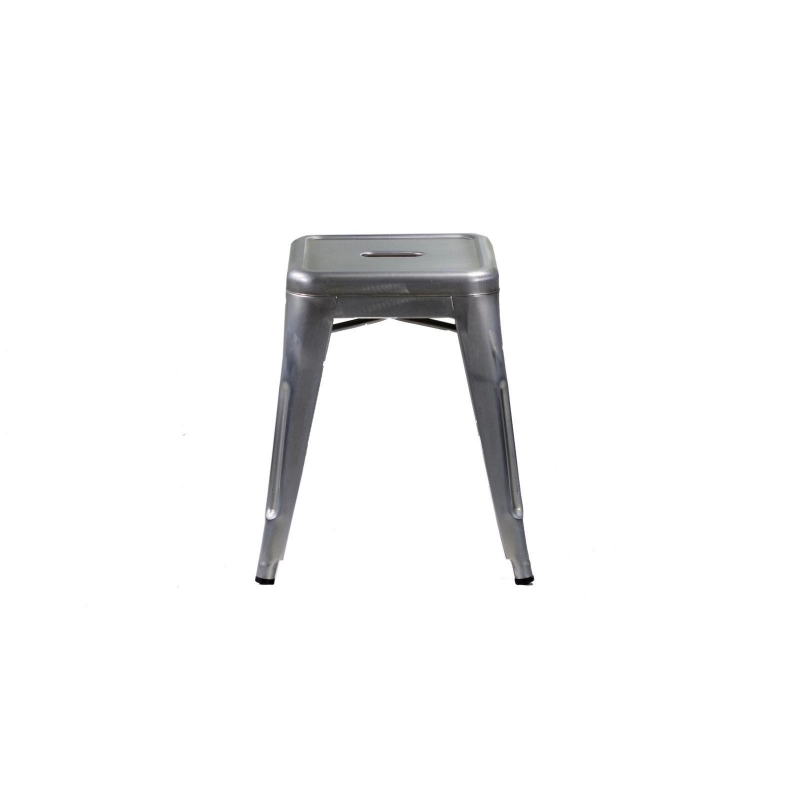 Sgabello ferro bristol galvanizzato cm 39x39h45