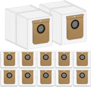 12 set di sacchi per polvere per robot aspirapolvere - stazione aspirapolvere - capacità di 2,5 l - sacchi per aspirapolvere - 2-in-1 compatibile con Clean Station pezzi di ricambio