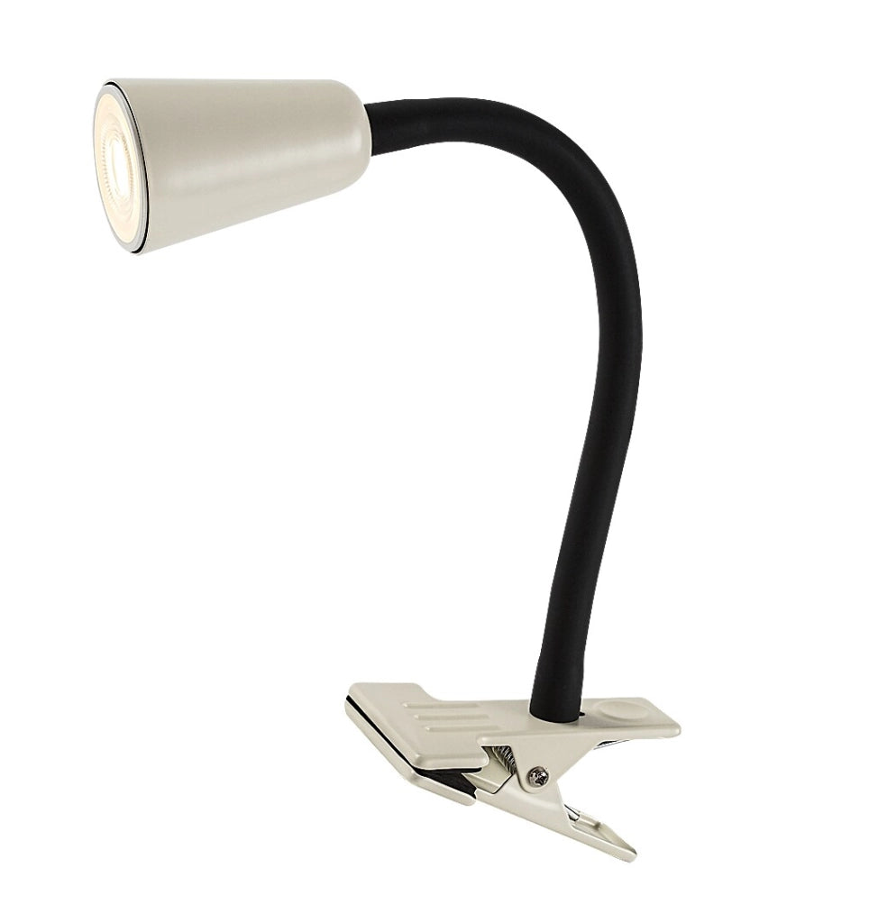 Lampada da scrivania con clip Aldo 1xGU10 nera Rabalux