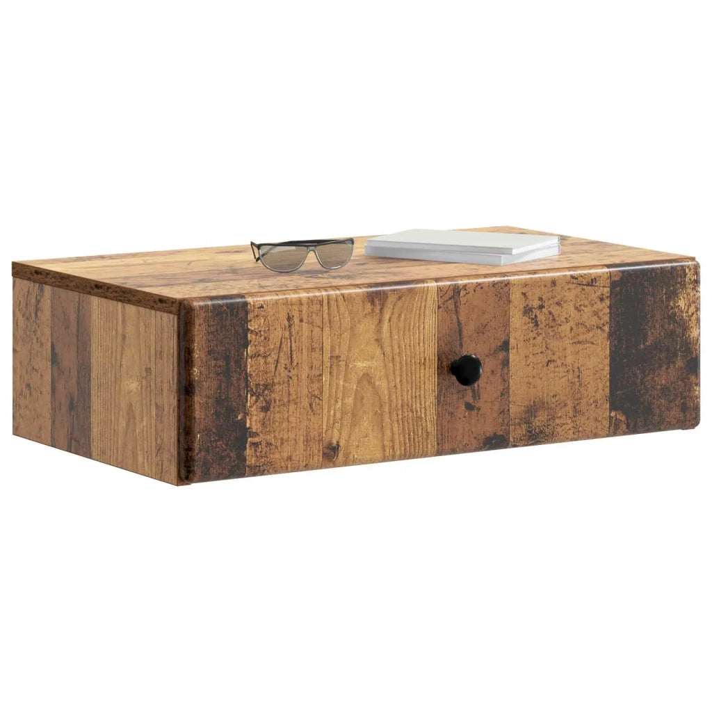 Tavolino da Parete Laterale Legno antico 59 x 34,5 x 17 cm 899173