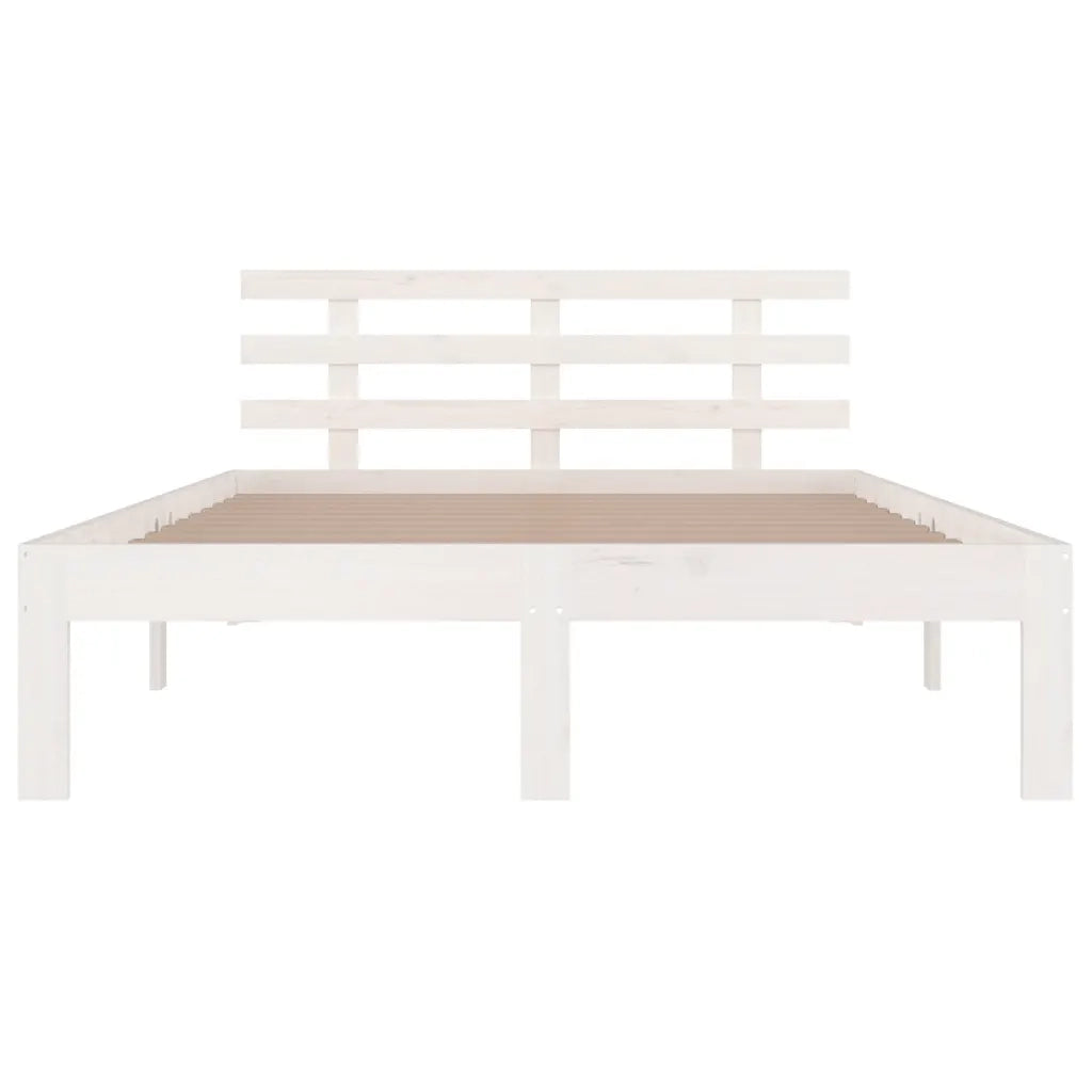 Giroletto Bianco in Legno Massello 135x190 cm Double