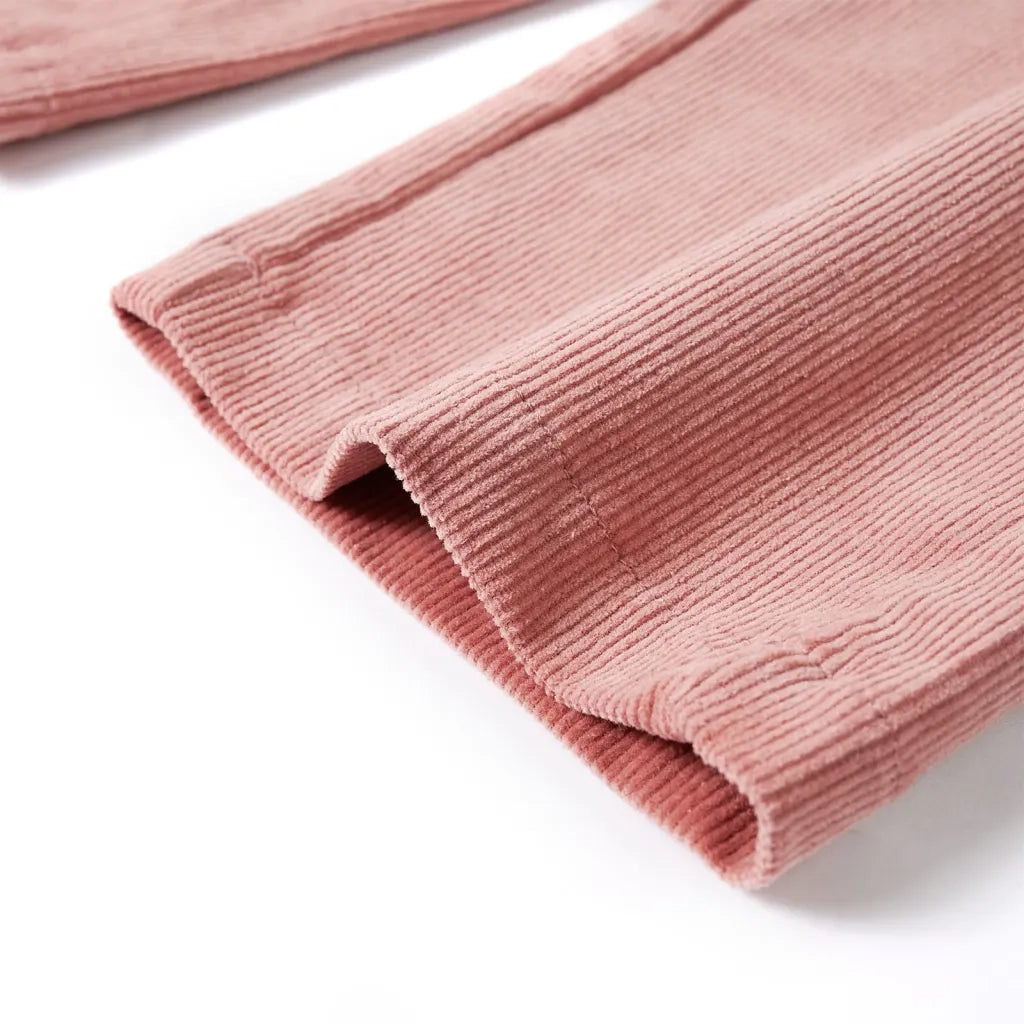 Pantaloni per Bambini in Velluto a Coste Rosa Antico 128 CFW1447208