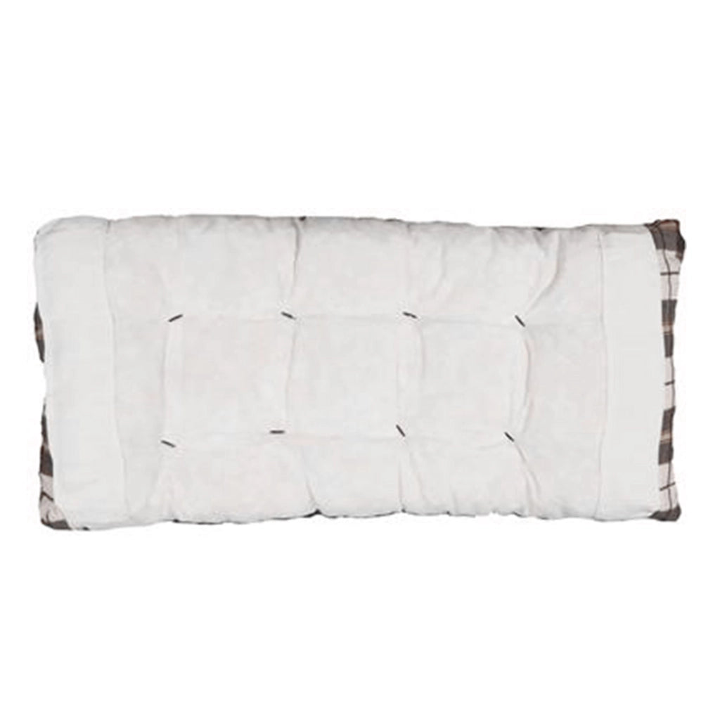 CUSCINO IMBOTTITO MARRONE SCOZZESE PER RICAMBIO POLTRONA RELAX COMODONA IN LEGNO