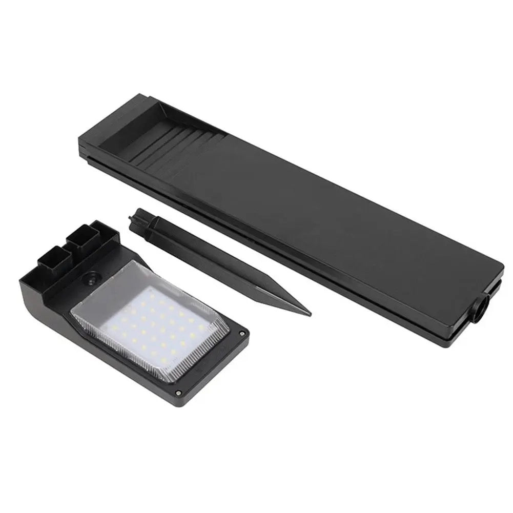 Lampione luce a led con pannello a ricarica solare e picchetto alto da 41 cm luce calda 3000K