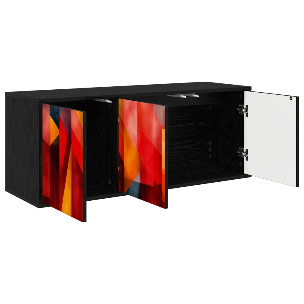 Mobile TV da Parete HEESCH 102 x 33 x 40 cm Rovere Nero 8007168